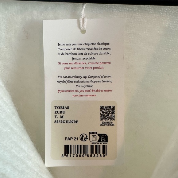 NWT | Sézane | Tobias Jumper in Ecru - Picture 13 of 17